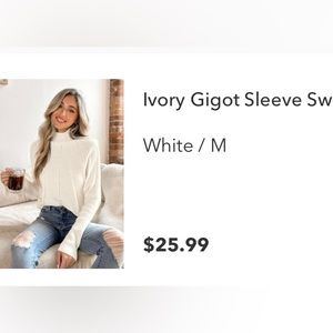 Ivory sweater